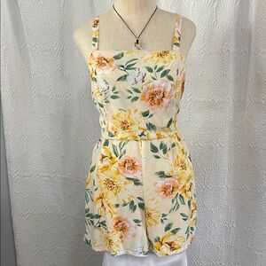 Romper Multicolor Textured Fabric